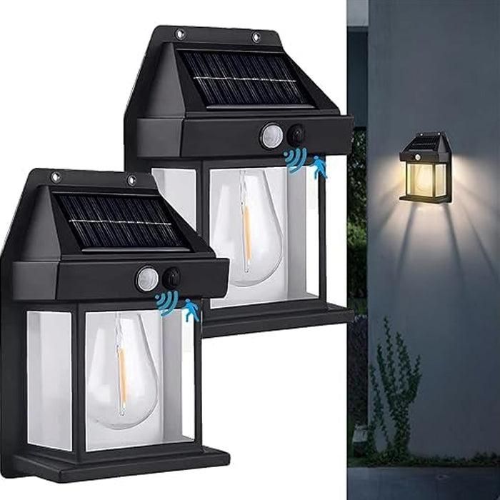 SolarGlow Outdoor Wall Light