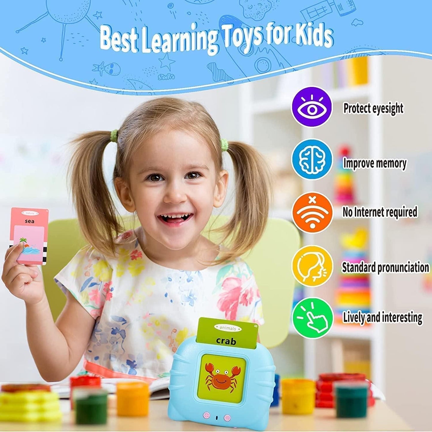 Talking Flashcards – Fun & Interactive Learning for Kids!