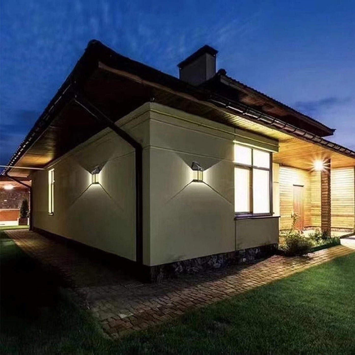 SolarGlow Outdoor Wall Light